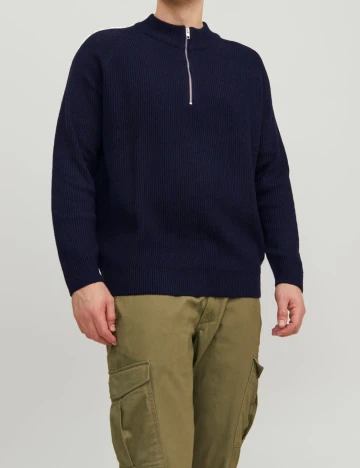 Pulover Jack&Jones Plus Size Men, bleumarin