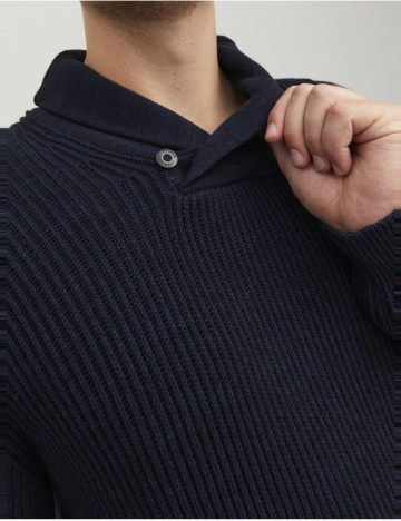 Pulover Jack&Jones Plus Size Men, bleumarin