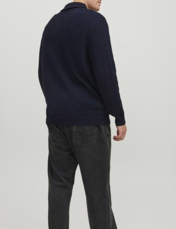 Pulover Jack&Jones Plus Size Men, bleumarin