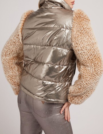Geaca Guess, crem