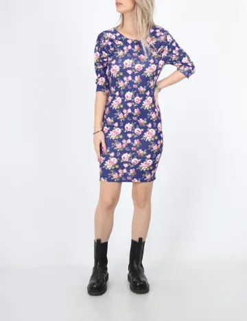 Rochie scurta BUBBLEROOM, imprimeu floral