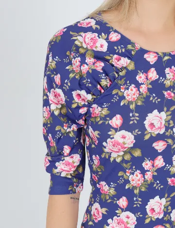 Rochie scurta BUBBLEROOM, imprimeu floral