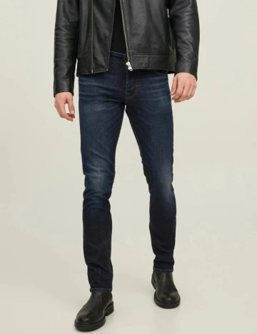 Blugi Jack&Jones, bleumarin inchis Albastru