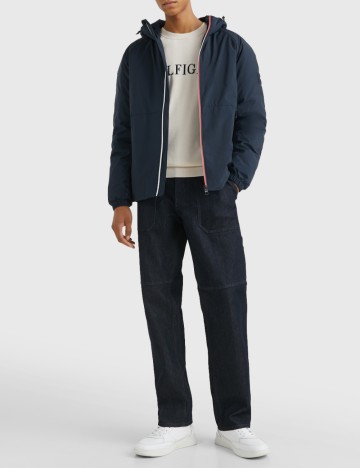Geaca Tommy Hilfiger, bleumarin