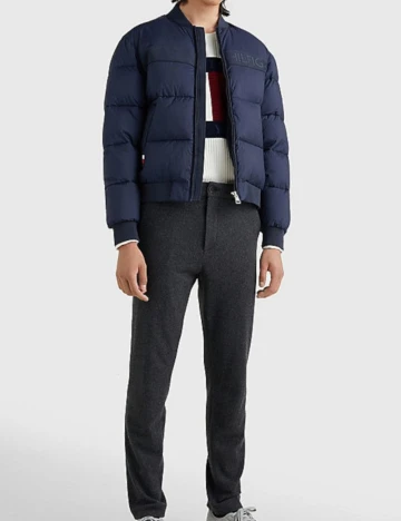 Geaca Tommy Hilfiger, bleumarin