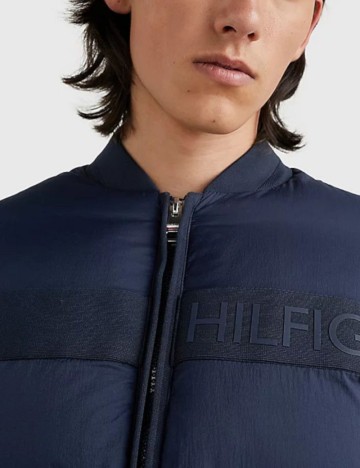 Geaca Tommy Hilfiger, bleumarin