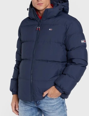 Geaca casual Tommy Hilfiger cu fermoar, albastru - cb368333
