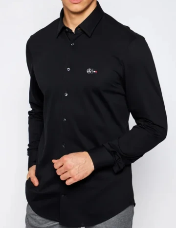 Camasa Tommy Hilfiger, negru Negru