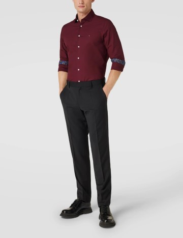 
						Camasa Tommy Hilfiger, grena
