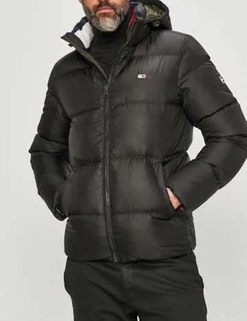 Geaca Tommy Hilfiger, negru
