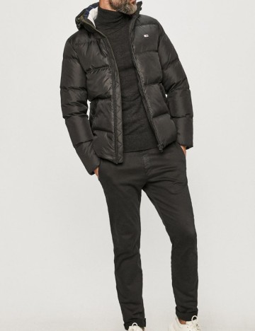 Geaca Tommy Hilfiger, negru