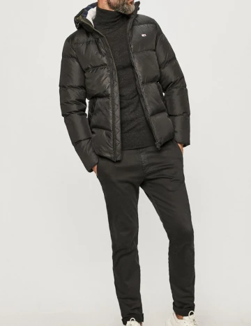 Geaca Tommy Hilfiger, negru