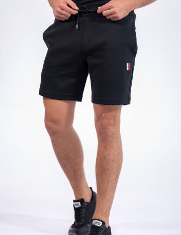 Pantaloni scurti Tommy Hilfiger, negru