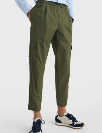 Pantaloni Tommy Hilfiger, verde Verde