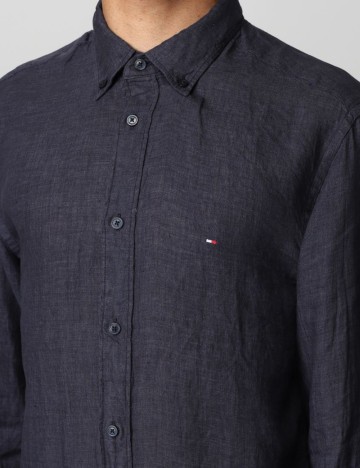 Camasa Tommy Hilfiger, bleumarin inchis