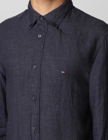 Camasa Tommy Hilfiger, bleumarin inchis