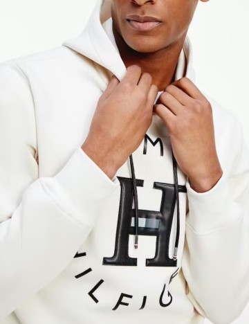 Hanorac Tommy Hilfiger, ecru
