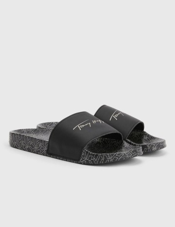 Slapi Tommy Hilfiger, negru