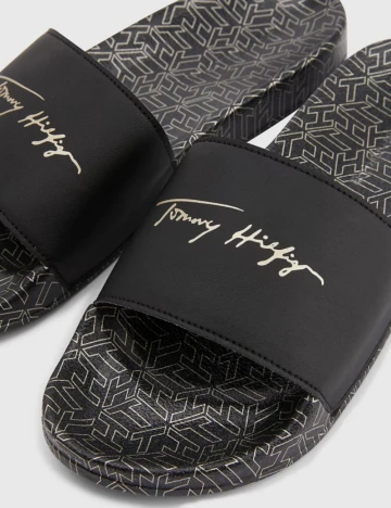Slapi Tommy Hilfiger, negru