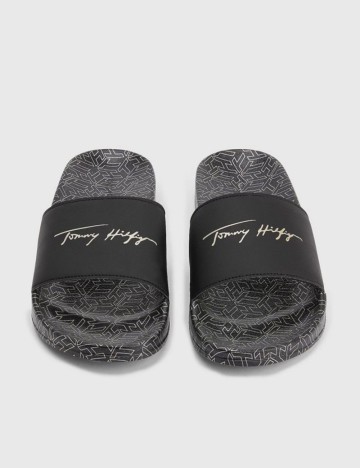 Slapi Tommy Hilfiger, negru