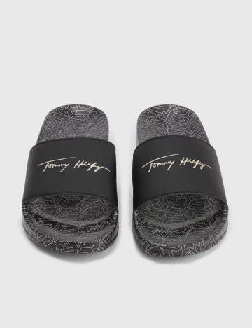 Slapi Tommy Hilfiger, negru