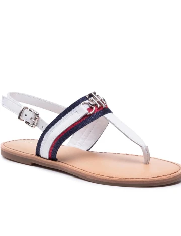 Sandale Tommy Hilfiger, alb