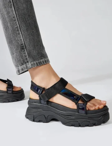 Sandale Tommy Jeans, negru