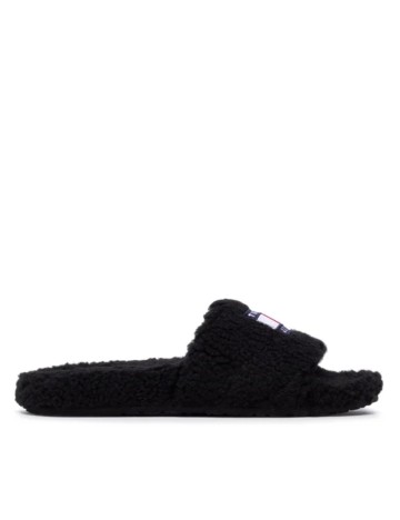 Papuci de Casa Tommy Jeans, negru