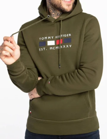 Hanorac Tommy Hilfiger, verde