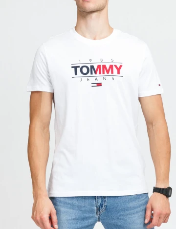 Tricou Tommy Jeans, alb