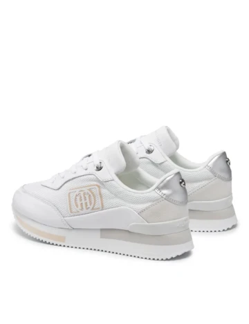 Adidasi Tommy Hilfiger, alb