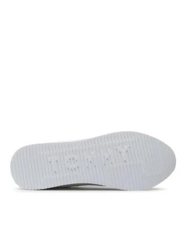 Adidasi Tommy Hilfiger, alb