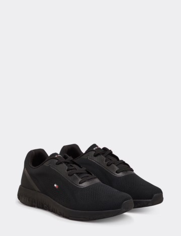 Adidasi Tommy Hilfiger, negru