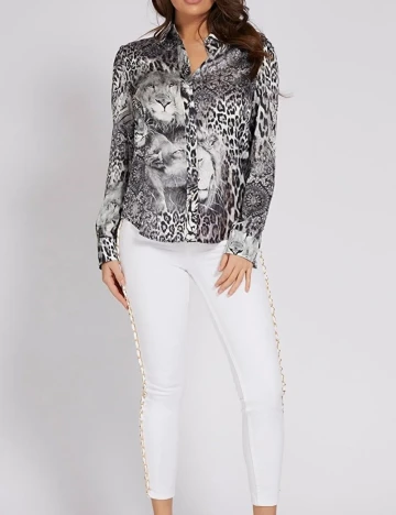 Camasa Marciano Guess, animal print Animal print