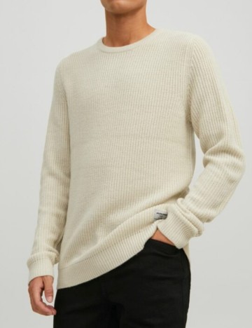 
						Pulover Jack&Jones, crem