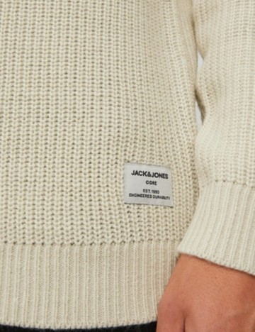 Pulover Jack&Jones, crem
