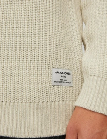 Pulover Jack&Jones, crem