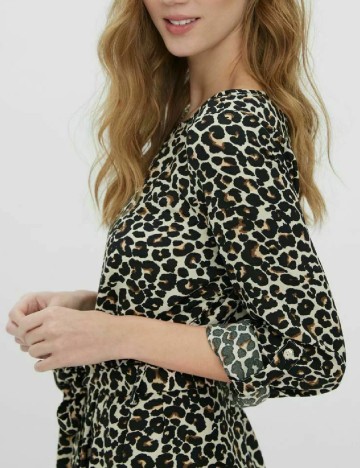 Rochie scurta Vero Moda, animal print