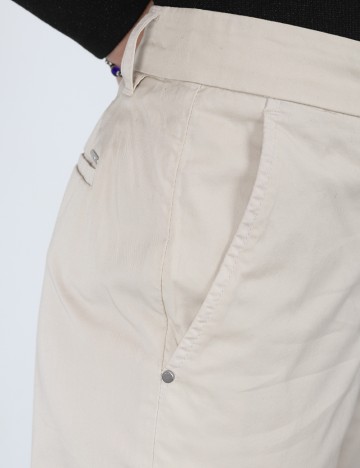 Pantaloni Guess, crem