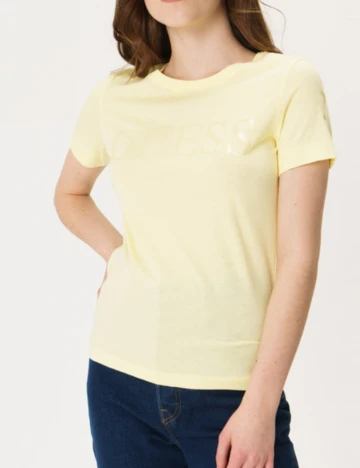 Tricou Guess, galben