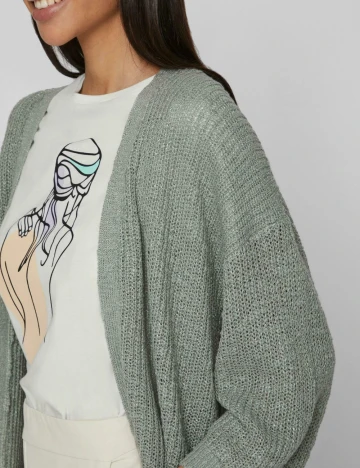 Cardigan Vila, verde deschis