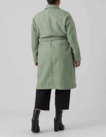 Palton Vero Moda Curve, verde
