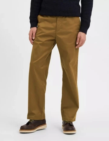 Pantaloni Selected, maro deschis Maro