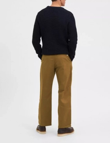 Pantaloni Selected, maro deschis