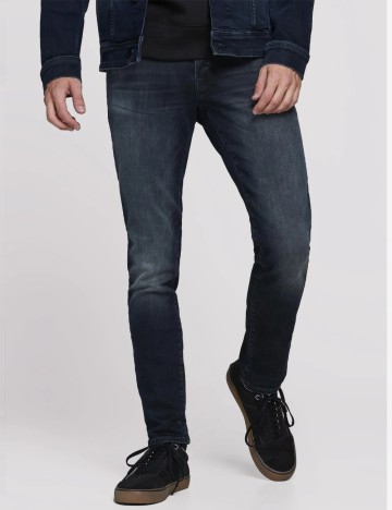 Blugi Jack&Jones, bleumarin inchis