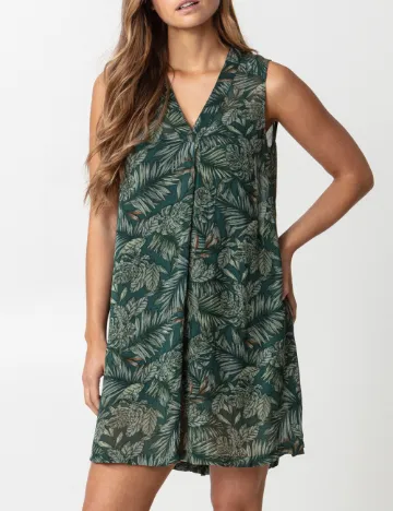 Rochie scurta Indiska, verde Verde