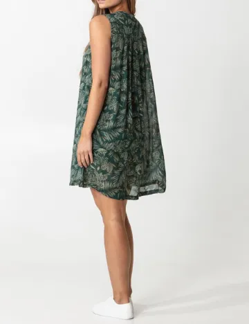 Rochie scurta Indiska, verde Verde