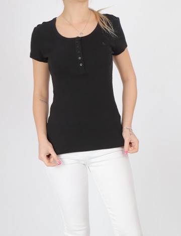 
						Tricou Guess, negru