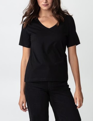 
						Tricou Indiska, negru