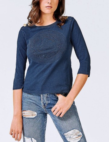 
						Bluza Guess, bleumarin